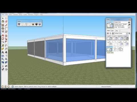 How to use Styles in Sketchup