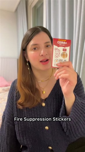 Neha Arora on Instagram: "Protect your home and loved ones effortlessly! 🏠✨ With the @cera_kr Fire Suppression Sticker, fire safety is just a peel away. Apply it to your outlets and enjoy peace of mind. . . . . . . #CeraPlus #HTMKorea #FireExtinguisher #FireExtinguisherSticker #FirePrevention #SafeHomes #greyd #greydcommunity"