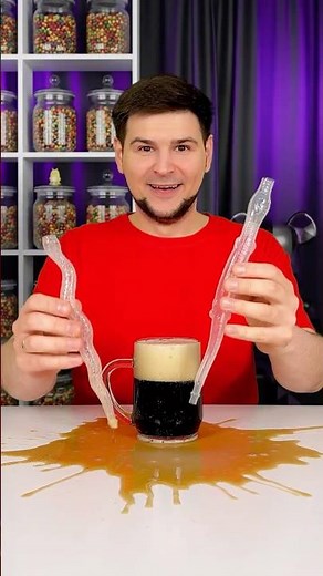 Two straws in one 😅🥤 #shorts