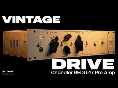 Chandler REDD.47 Pre Amp - NAM Plugin vs Hardware Comparison (Gain Matched)
