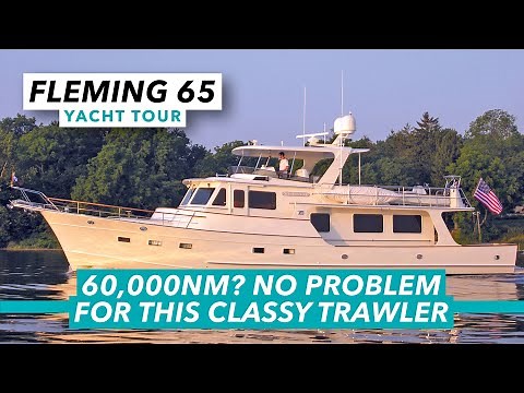 60,000nm at sea? No problem for this classy $4m trawler | Fleming 65 yacht tour | MBY