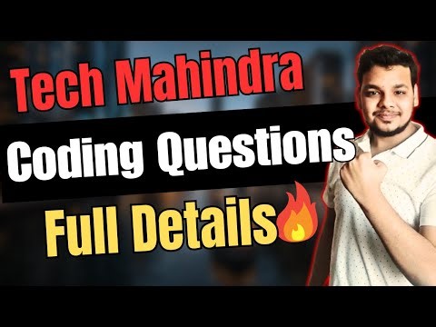 How to Prepare for Tech Mahindra Coding Questions | Tech Mahindra Technical Assessment | Coding