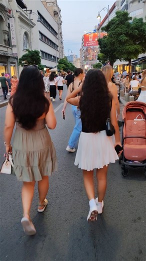 Evening Walk on the Oldest street in BUCHAREST - Victoriei Avenue ROMANIA