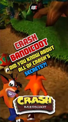 Did you know about all of Crash's secrets #retrogaming #playstation #gaming #crash #crashbandicoot