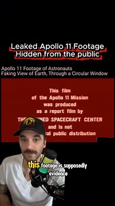 Leaked Apollo 11 Footage! 🤫 #apollo11 #conspiracytheory #nasa #astronauts #hoax | Did you know that 123