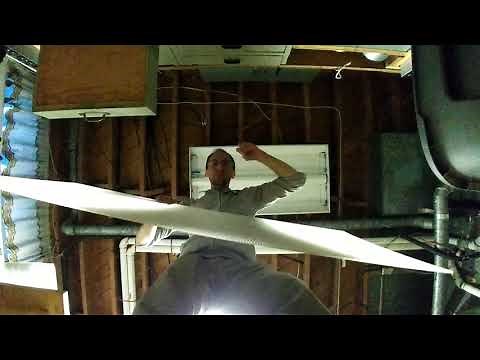How to remove and put back diffuser on 4-bay fluorescent light fixture