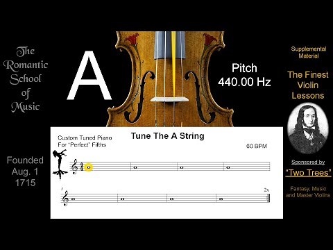 Violin A 440 / Tuning Note Sound For a Violin / Pitch 440.00 Hertz / NO ADS TO SLOW YOU DOWN !