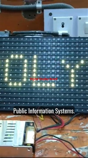 2.DIY LED Scrolling Digital Display Board #ArduinoProject #ESP32 #ScrollingDisplay #DIYElectronics