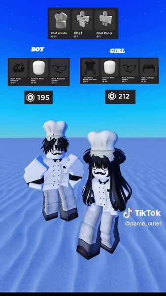 Matching Outfits for Boys and Girls in Roblox