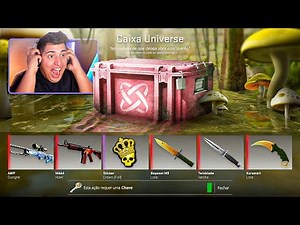 Testando a NOVA "UNIVERSE CASE" no KEYDROP (a caixa MAIS CARA DA HISTÓRIA do CS 2)
