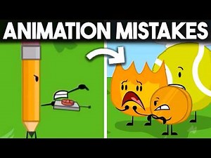 I Found The Biggest BFDI Animation Mistakes