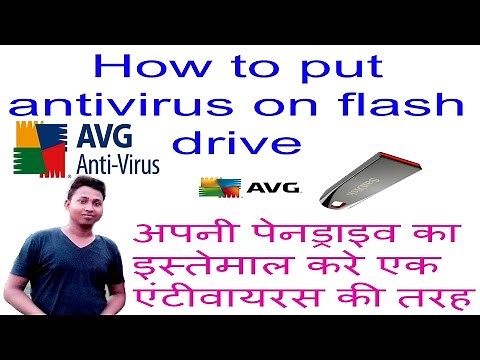 How to put Antivirus on usb drive?