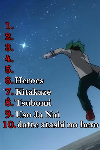 TOP ENDINGS BOKU NO HERO #anime #shorts #bokunoheroacademia
