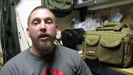 Orca Tactical Gun Range Bag Compact Handgun Pistol Duffel Carrier - OD Green