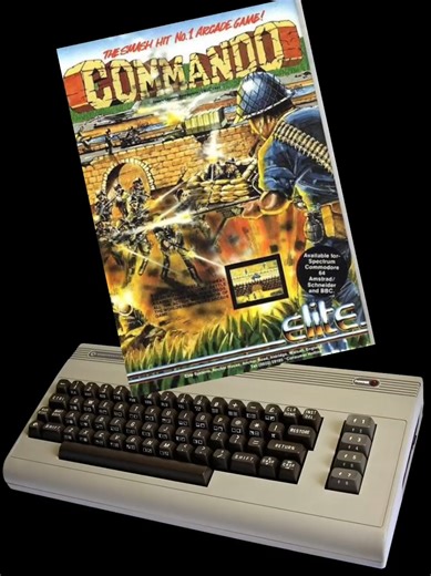 COMMANDO THEME (C64) - ROB HUBBARD #retrogaming #retro #commodore64 #commodore #c64