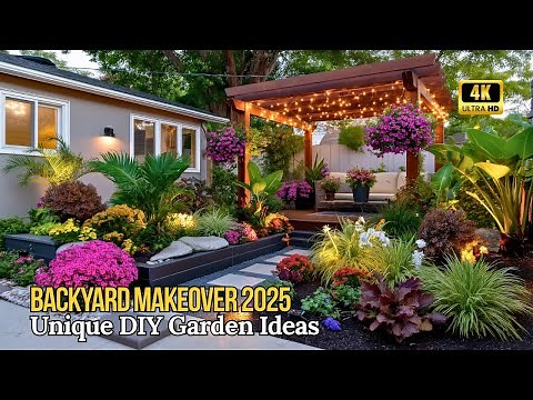 Small Backyard Makeover Ideas 2025 | Unique DIY Garden Designs