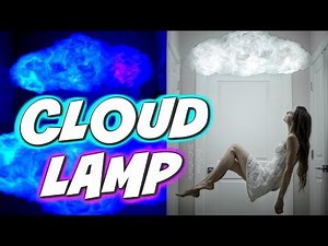 DIY CLOUD LAMP - Light-Up Glow Cloud - How To | SoCraftastic