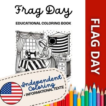 Flag Day Craft | Patriotic Coloring & Reading Book for Kids (K–2) #4thsale