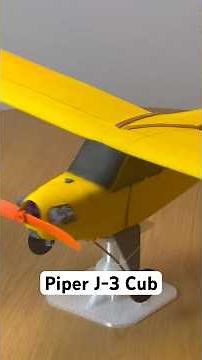I 3d printed Piper J-3 Cub from 3dLabPrint