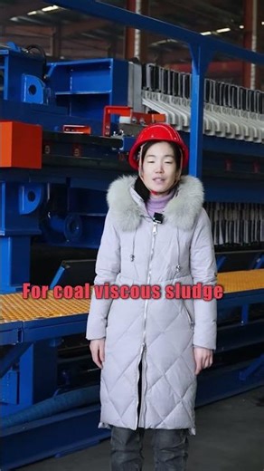 What type of filter press is used in the coal processing plant? #filterpress #membranefilterpress