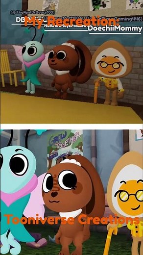 Recreating (Again) ‪@TooniverseCreations10‬'s Scene of Meeting the New Easter Toons