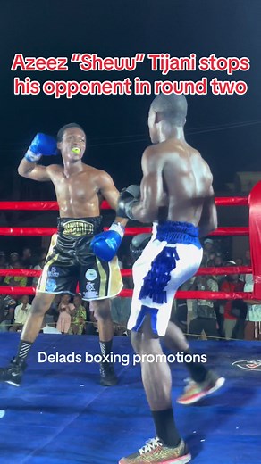 Azeez Tijani Triumphs with Powerful Body Shots