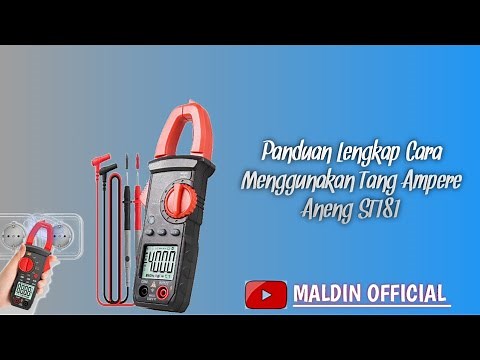Complete Guide on How to Use the Aneng ST181 Digital Clamp Meter, an Electric Current Measuring Tool