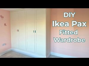 Ikea Pax Built In Wardrobe Hack - Full Build Time Lapse