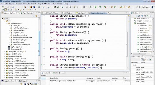 Java Web开发视频23：Spring的Web架构