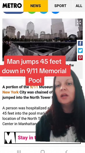 Man Jumps 45 Feet into 9/11 Memorial Pool