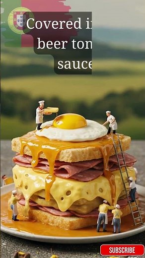 I'll leave it at you to explain how to make francesinha, a traditional Portuguese dish.