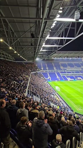 LISTEN TO THAT NOISE! 🔊Z-CARS FOR THE FIRST TIME WITH FANS AT EVERTON STADIUM. 🏟️