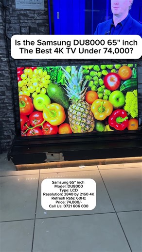 Samsung DU8000: Best 65