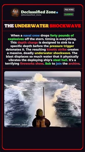 NAVAL DEPTH CHARGE EXPLOSION 💥🌊