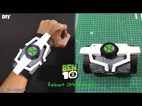 How to make BEN 10 watch with cardboard | DIY Ben 10 reboot Omnitrix