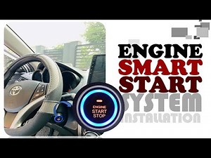 Smart Engine Start and Entry System [PART 2] How to install push start button #Toyota #KeylessEntry
