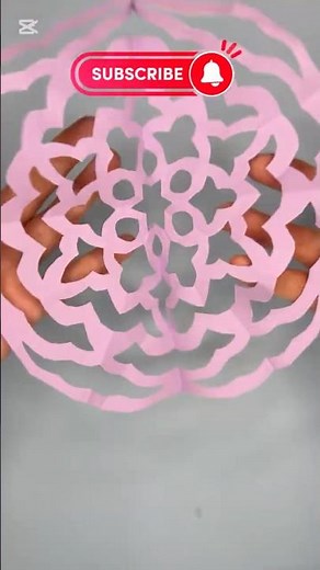 Beautiful Paper Mandala ✂️ Easy Paper Cut Art | Subscribe 🔔