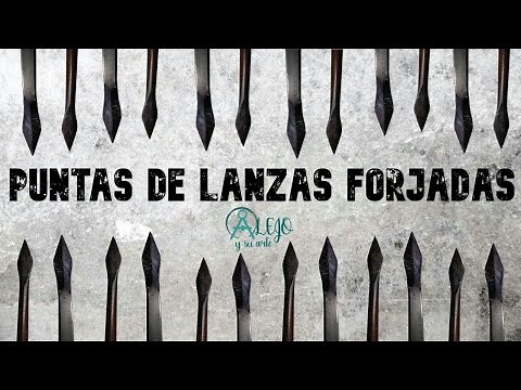 COMO HACER PUNTAS DE LANZAS FORJADAS