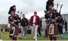 Donald Trump opens his controversial new Scottish golf course - video