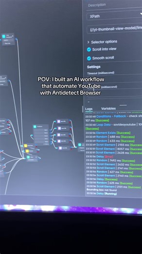 POV: I built an AI workflow that automate YouTube with Antidetect Browser #automation #aiautomation #workflow #youtube #AI