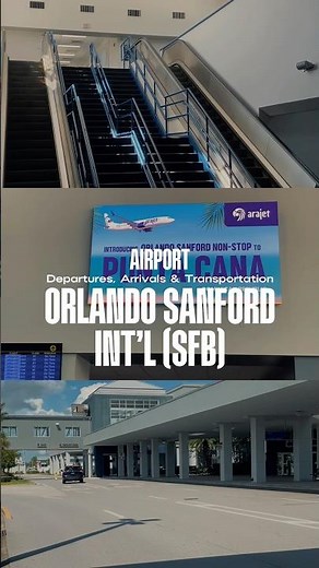 Orlando Sanford International Airport (SFB) Part 1!🛩️🌴 #sanford #airporttour #travel