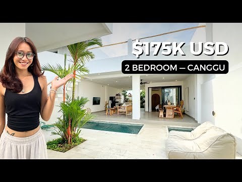 Tropical Bali Villa for Sale in Canggu 🌴 | $175K 2BR with 29 Years Leasehold!