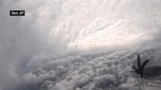 US Air Force Crew Flies Through Hurricane Melissa