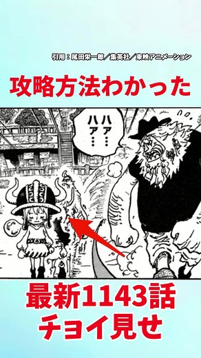 ワンピース1143話攻略法と考察