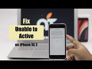 Fix 'Unable to Activate' error on iPhone SE 2020| iPhone Stuck on 'Unable to Activate' Solved