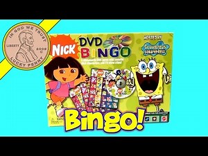 Spongebob Squarepants Nickelodeon DVD Bingo, 2006 Mattel Toys