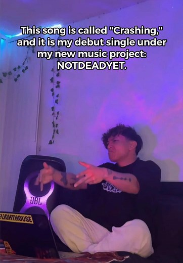 I just debuted my new music project: NOTDEADYET with my first single,