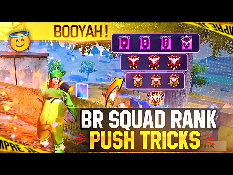 Br-Squad Rank Push Tips And Tricks | How To Push Rank In Free Fire | Free Fire Rank Push Tricks