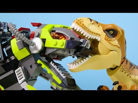 LEGO Jurassic World - Dino Fights! STOP MOTION LEGO Dinosaurs | Billy Bricks Compilations