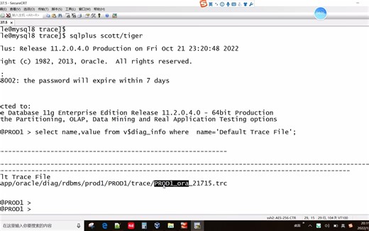 ORACLE之10046事件和SQL TRACE-实战